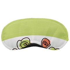 Flower Simple Green Rose Sunflower Sexy Sleeping Masks by Mariart