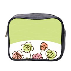 Flower Simple Green Rose Sunflower Sexy Mini Toiletries Bag 2-side by Mariart