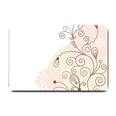 Flower Simple Pink Small Doormat 