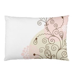 Flower Simple Pink Pillow Case