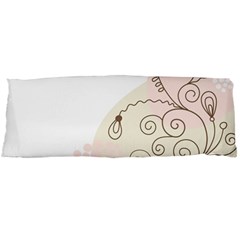 Flower Simple Pink Body Pillow Case (Dakimakura)