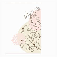 Flower Simple Pink Large Garden Flag (Two Sides)