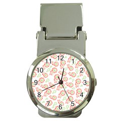 Flower Rose Red Green Sunflower Star Money Clip Watches