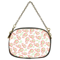 Flower Rose Red Green Sunflower Star Chain Purses (two Sides) 