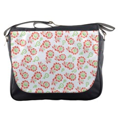 Flower Rose Red Green Sunflower Star Messenger Bags