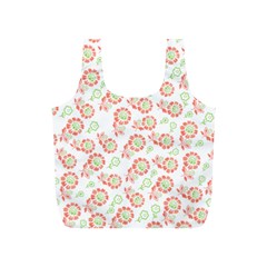 Flower Rose Red Green Sunflower Star Full Print Recycle Bags (s) 