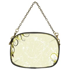 Flower Star Floral Green Camuflage Leaf Frame Chain Purses (two Sides) 