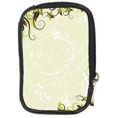 Flower Star Floral Green Camuflage Leaf Frame Compact Camera Cases