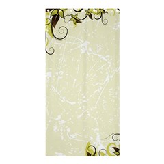 Flower Star Floral Green Camuflage Leaf Frame Shower Curtain 36  X 72  (stall)  by Mariart