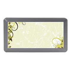 Flower Star Floral Green Camuflage Leaf Frame Memory Card Reader (mini)