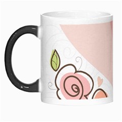 Flower Sunflower Wave Waves Pink Morph Mugs by Mariart