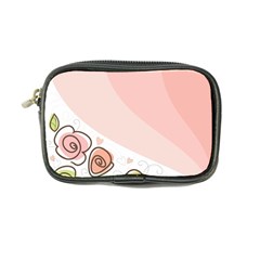 Flower Sunflower Wave Waves Pink Coin Purse