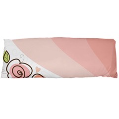 Flower Sunflower Wave Waves Pink Body Pillow Case Dakimakura (two Sides)