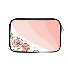 Flower Sunflower Wave Waves Pink Apple Macbook Pro 13  Zipper Case