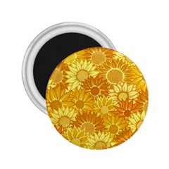 Flower Sunflower Floral Beauty Sexy 2 25  Magnets