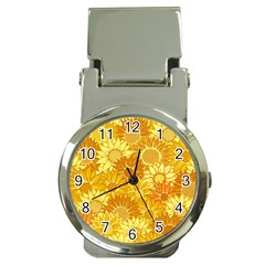 Flower Sunflower Floral Beauty Sexy Money Clip Watches