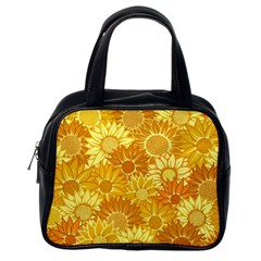 Flower Sunflower Floral Beauty Sexy Classic Handbags (one Side)