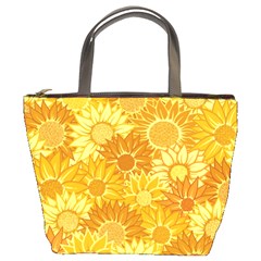 Flower Sunflower Floral Beauty Sexy Bucket Bags