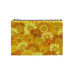 Flower Sunflower Floral Beauty Sexy Cosmetic Bag (medium)  by Mariart