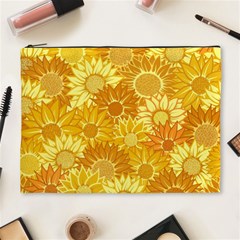 Flower Sunflower Floral Beauty Sexy Cosmetic Bag (xl) by Mariart