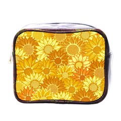 Flower Sunflower Floral Beauty Sexy Mini Toiletries Bags by Mariart