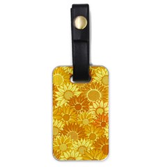 Flower Sunflower Floral Beauty Sexy Luggage Tags (one Side) 