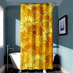 Flower Sunflower Floral Beauty Sexy Shower Curtain 36  X 72  (stall) 