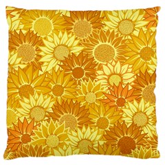 Flower Sunflower Floral Beauty Sexy Large Cushion Case (one Side)