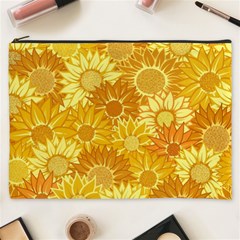 Flower Sunflower Floral Beauty Sexy Cosmetic Bag (xxxl)  by Mariart