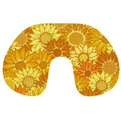 Flower Sunflower Floral Beauty Sexy Travel Neck Pillows