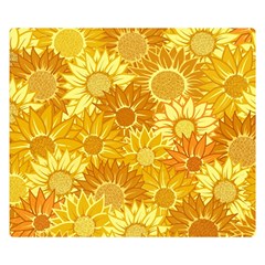 Flower Sunflower Floral Beauty Sexy Double Sided Flano Blanket (small) 