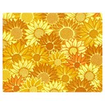 Flower Sunflower Floral Beauty Sexy Double Sided Flano Blanket (Medium)  60 x50  Blanket Back