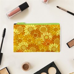 Flower Sunflower Floral Beauty Sexy Cosmetic Bag (xs) by Mariart