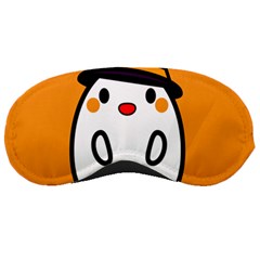 Halloween Ghost Orange Sleeping Masks by Mariart