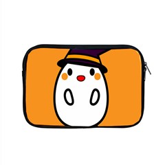 Halloween Ghost Orange Apple Macbook Pro 15  Zipper Case by Mariart