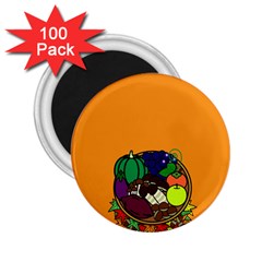 Healthy Vegetables Food 2 25  Magnets (100 Pack)  by Mariart