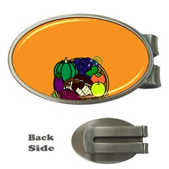 Healthy Vegetables Food Money Clips (oval) 