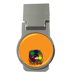 Healthy Vegetables Food Money Clips (round)  by Mariart