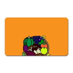 Healthy Vegetables Food Magnet (rectangular) by Mariart