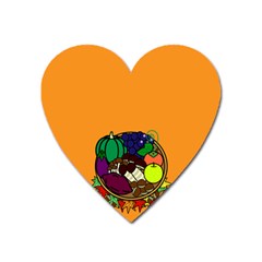 Healthy Vegetables Food Heart Magnet