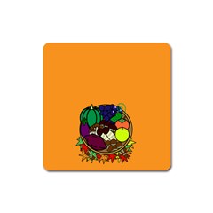 Healthy Vegetables Food Square Magnet by Mariart