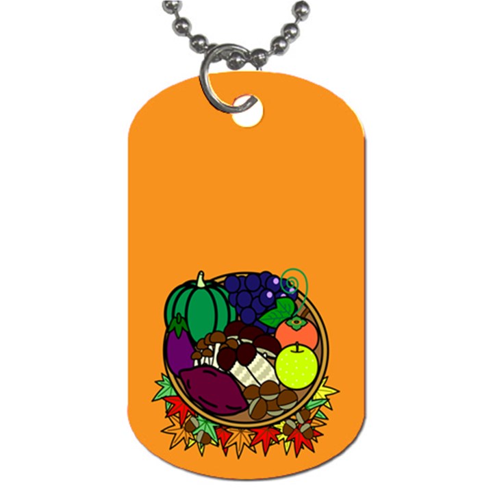 Healthy Vegetables Food Dog Tag (One Side)