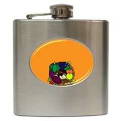 Healthy Vegetables Food Hip Flask (6 Oz) by Mariart