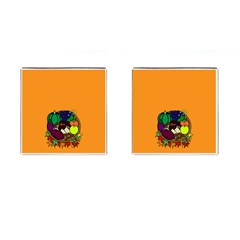 Healthy Vegetables Food Cufflinks (square)