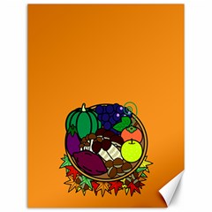 Healthy Vegetables Food Canvas 12  X 16   by Mariart