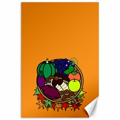 Healthy Vegetables Food Canvas 24  X 36 