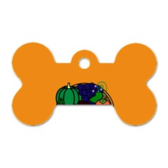 Healthy Vegetables Food Dog Tag Bone (one Side) by Mariart