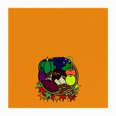 Healthy Vegetables Food Medium Glasses Cloth (2-side) by Mariart