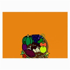 Healthy Vegetables Food Large Glasses Cloth by Mariart