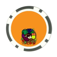 Healthy Vegetables Food Poker Chip Card Guard by Mariart